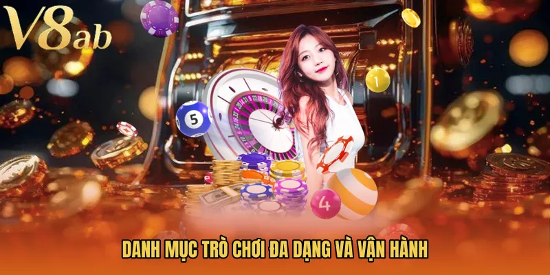 Danh mục trò chơi đa dạng và vận hành